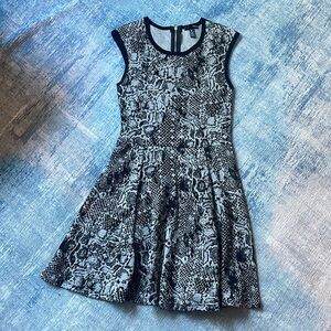 AQUA brand A line lizard print dress